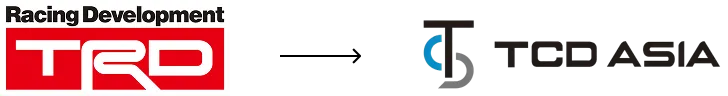 TRD Asia to TCD ASIA logo transition